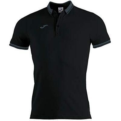 Joma Pánské polotričko s krátkým rukávem bavlna Mann Crew V tričko, černá Joma Pánské polotričko s krátkým rukávem bavlna Mann Crew V tričko, černá