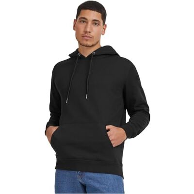 Urban Classics pánské a chlapce svetr s kapucí Basic Sweat Hoody, mikina s kapucí s Klokaní Kapsa, kapuce nastavitelná l černá (Black 7) Urban Classics pánské a chlapce svetr s kapucí Basic Sweat Hoody, mikina s kapucí s Klokaní Kapsa, kapuce nastavitelná l černá (Black 7)