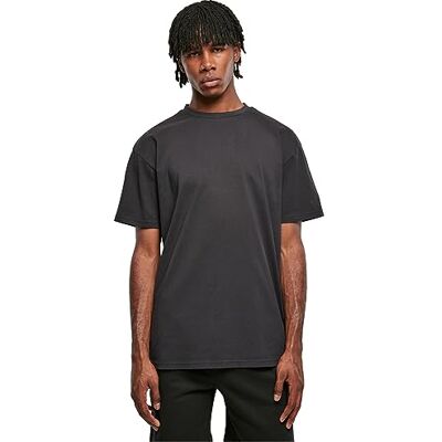 Urban Classics Pánské tričko Heavy Oversized Tee, Oversized tričko pro muže, bavlna, kulatý výstřih, k dostání v mnoha barvách, velikosti S-5XL, černá Urban Classics Pánské tričko Heavy Oversized Tee, Oversized tričko pro muže, bavlna, kulatý výstřih, k dostání v mnoha barvách, velikosti S-5XL, černá
