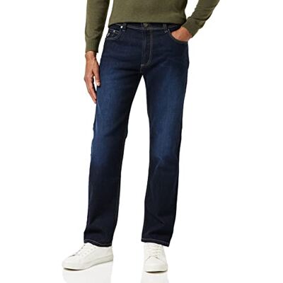 Bugatti Men's Loose fit Jeans, Modrá (Dark Blue 363) Bugatti Men's Loose fit Jeans, Modrá (Dark Blue 363)
