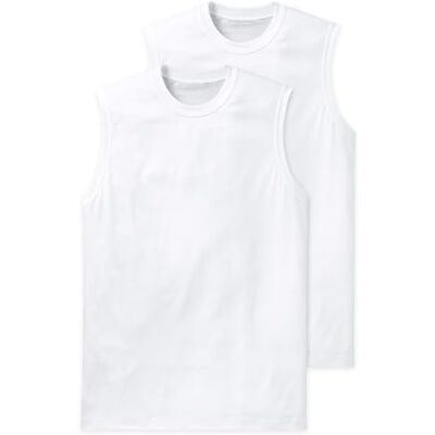 Schiesser Americké tričko kulatý výstřih dvojité balení univerzální černé 008150/000, Bílá_228010, XL Schiesser Americké tričko kulatý výstřih dvojité balení univerzální černé 008150/000, Bílá_228010, XL