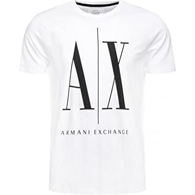 Giorgio Armani Pánské tričko 8nztpazjh4z tričko, bílá, M Giorgio Armani Pánské tričko 8nztpazjh4z tričko, bílá, M