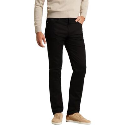 Bugatti Pánské džíny černé Regular Fit Five-Pocket bavlna Power Stretch Denim, černá (Black 290). Bugatti Pánské džíny černé Regular Fit Five-Pocket bavlna Power Stretch Denim, černá (Black 290).