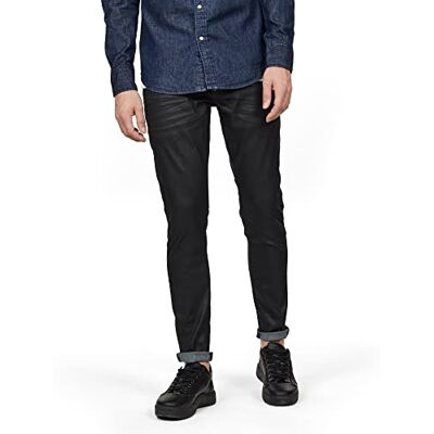 G-STAR RAW G-Star Pánské Revend Skinny Jeans, Černá (3d Dark Aged 51010-7101-2967) G-STAR RAW G-Star Pánské Revend Skinny Jeans, Černá (3d Dark Aged 51010-7101-2967)