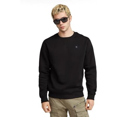 G-STAR RAW Men's Premium Basic pletený svetr, černá (Dk Black D16917-c235-6484) G-STAR RAW Men's Premium Basic pletený svetr, černá (Dk Black D16917-c235-6484)
