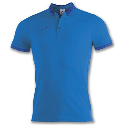 Joma Pánské polotričko s krátkým rukávem bavlna Mann Crew V tričko, Royal, M Joma Pánské polotričko s krátkým rukávem bavlna Mann Crew V tričko, Royal, M