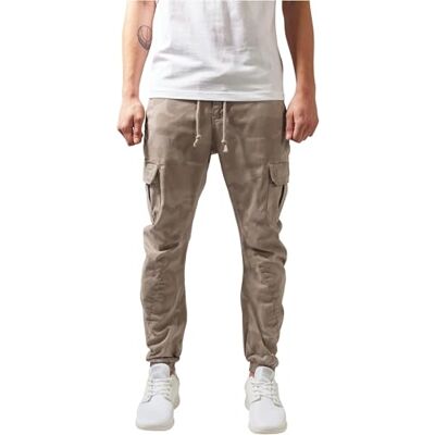 Urban Classics Pánské Camo Cargo Jogging Pants, Písková Camo, 32 Urban Classics Pánské Camo Cargo Jogging Pants, Písková Camo, 32