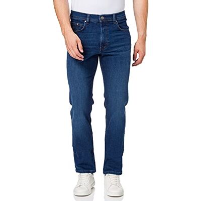 Bugatti Pánské džíny Regular Fit Five-Pocket Denim bavlna Stretch, Modrá (tmavá modrá 373) Bugatti Pánské džíny Regular Fit Five-Pocket Denim bavlna Stretch, Modrá (tmavá modrá 373)
