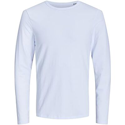 JACK & JONES Pánské Basic O-neck tričko L/S Noos pulovr, Opt White, XXL EU JACK & JONES Pánské Basic O-neck tričko L/S Noos pulovr, Opt White, XXL EU