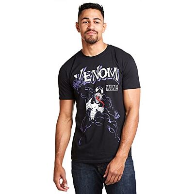 Marvel Pánské tričko Venom Attack, černá (Black BLK), L Marvel Pánské tričko Venom Attack, černá (Black BLK), L