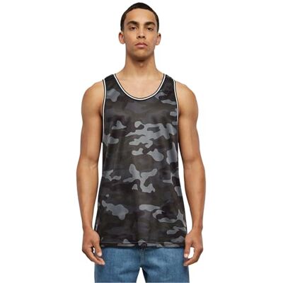 Urban Classics Pánské Tb2065-camo Mesh Tanktop nátělník, Tmavá maskáčová, XXL Urban Classics Pánské Tb2065-camo Mesh Tanktop nátělník, Tmavá maskáčová, XXL