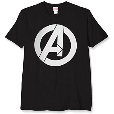 Marvel Pánské tričko Avengers Simple Logo Simple Logo Avengers l černá (Black) Marvel Pánské tričko Avengers Simple Logo Simple Logo Avengers l černá (Black)