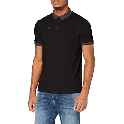 Joma Pánské Bali II M/C Polo, Nero, XXL EU, černá Joma Pánské Bali II M/C Polo, Nero, XXL EU, černá