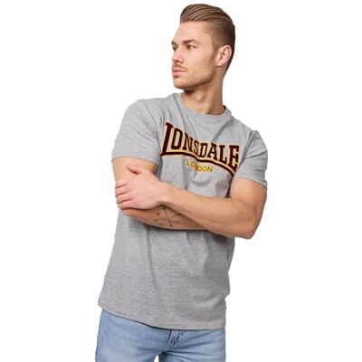 Lonsdale Pánské tričko úzký střih Classic, Šedá Lonsdale Pánské tričko úzký střih Classic, Šedá
