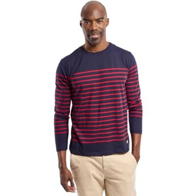 Armor-lux Armor Lux Pánské Marinière Port-Louis Héritage Homme tričko s dlouhým rukávem, Modrá (455 Navire/Braise 455), 3XL Armor-lux Armor Lux Pánské Marinière Port-Louis Héritage Homme tričko s dlouhým rukávem, Modrá (455 Navire/Braise 455), 3XL