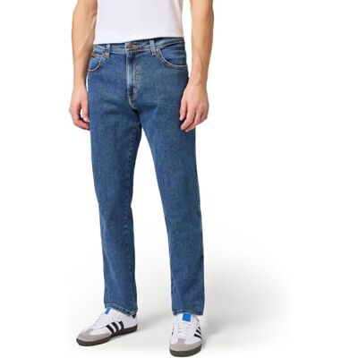 Wrangler Texas Stretch W121XU13M pánské džínové kalhoty/dlouhé, mrkev (tapered), Stonewash, 33 W/30 L Wrangler Texas Stretch W121XU13M pánské džínové kalhoty/dlouhé, mrkev (tapered), Stonewash, 33 W/30 L