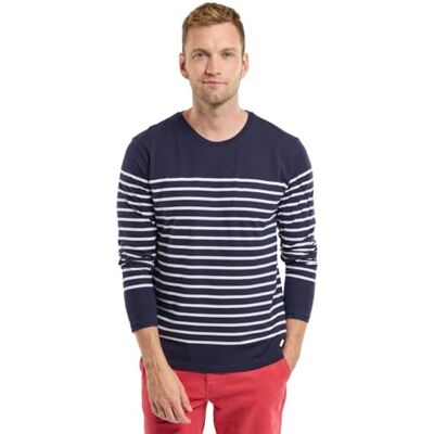 Armor-lux Armor Lux Pánské Marinière Port-Louis Héritage Homme tričko s dlouhým rukávem, Vícebarevné (600 Navire/Blanc 600), S Armor-lux Armor Lux Pánské Marinière Port-Louis Héritage Homme tričko s dlouhým rukávem, Vícebarevné (600 Navire/Blanc 600), S