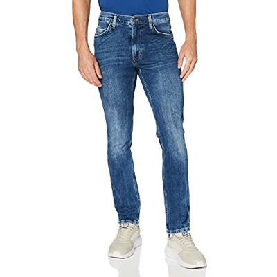 MUSTANG Pánské Tramper Tapered Fit Jeans, Modrá (Dark 843), 31 W/32 L MUSTANG Pánské Tramper Tapered Fit Jeans, Modrá (Dark 843), 31 W/32 L