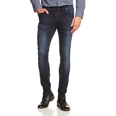 Only & Sons Pánské džíny Skinny Jeans AVI BAY0005A BLUE/BLACK Only & Sons Pánské džíny Skinny Jeans AVI BAY0005A BLUE/BLACK