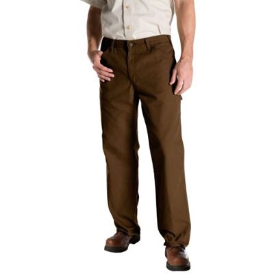 Dickies Duck truhlářské džíny pro muže, s rovnými nohavicemi a volným střihem, Hnědá, 30 W/32 L Dickies Duck truhlářské džíny pro muže, s rovnými nohavicemi a volným střihem, Hnědá, 30 W/32 L