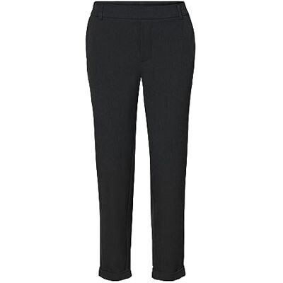 VERO MODA Dámské kalhoty Vmmaya Mr Loose Solid Pant Noos, Tmavě šedá melanž, S/30L VERO MODA Dámské kalhoty Vmmaya Mr Loose Solid Pant Noos, Tmavě šedá melanž, S/30L