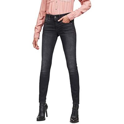 G-STAR RAW dámské Lynn Super Skinny Jeans, Černá (Dusty Grey D06746-b472-a799) G-STAR RAW dámské Lynn Super Skinny Jeans, Černá (Dusty Grey D06746-b472-a799)