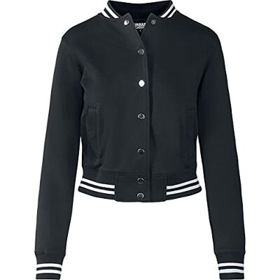 Urban Classics 2-Tone College Frauen Collegejacke schwarz/weiß Urban Classics 2-Tone College Frauen Collegejacke schwarz/weiß
