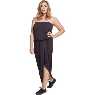 Urban Classics Dámské šaty Ladies Viscose Bandeau Dress Urban Classics Dámské šaty Ladies Viscose Bandeau Dress