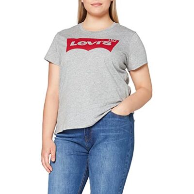 Levi's Dámské The Perfect Tee tričko, Large Batwing, Batwing Smokestack Heather Levi's Dámské The Perfect Tee tričko, Large Batwing, Batwing Smokestack Heather