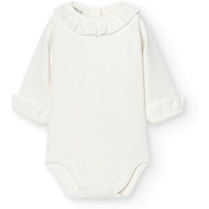 BABIDU Unisex Baby Body Cuello Batista, Béžová BABIDU Unisex Baby Body Cuello Batista, Béžová