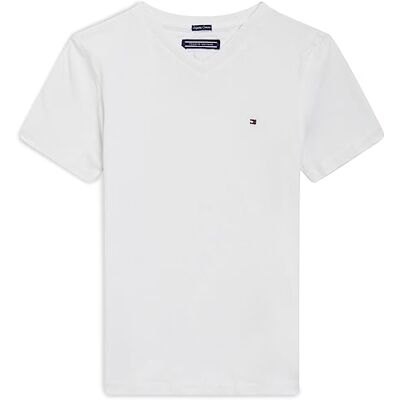 Tommy Hilfiger Chlapecké Boys Basic Vn Knit S/S Krátký rukáv Pletené svrchní díly Tommy Hilfiger Chlapecké Boys Basic Vn Knit S/S Krátký rukáv Pletené svrchní díly