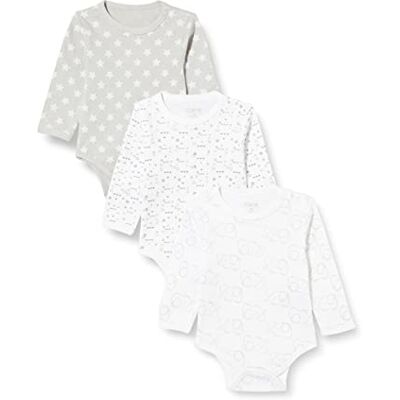 Care Unisex dětské body dlouhý rukáv ze 100% bavlny (balení 3 ks a 6 ks) Care Unisex dětské body dlouhý rukáv ze 100% bavlny (balení 3 ks a 6 ks)