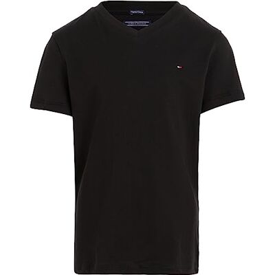 Tommy Hilfiger Chlapecké Boys Basic Vn Knit S/S Krátký rukáv Pletené svrchní díly Tommy Hilfiger Chlapecké Boys Basic Vn Knit S/S Krátký rukáv Pletené svrchní díly