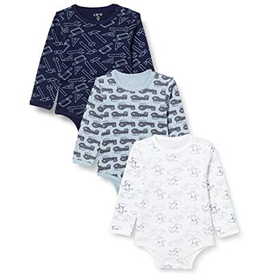 Care Unisex dětské body dlouhý rukáv ze 100% bavlny (balení 3 ks a 6 ks) Care Unisex dětské body dlouhý rukáv ze 100% bavlny (balení 3 ks a 6 ks)