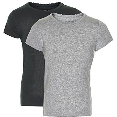 MINYMO Baby Mädchen Basic 33 -T-Shirt Ss (2-Pack) T-Shirt (2er Pack) MINYMO Baby Mädchen Basic 33 -T-Shirt Ss (2-Pack) T-Shirt (2er Pack)