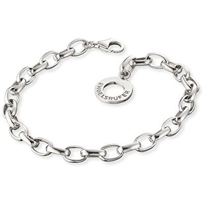 Engelsrufer Dámský náramek Charm z rhodiovaného sterlingového stříbra 925, nastavitelná délka 19,5 cm, elegantní doplněk Engelsrufer Dámský náramek Charm z rhodiovaného sterlingového stříbra 925, nastavitelná délka 19,5 cm, elegantní doplněk
