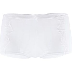 Calida Etude Xtra Panty dámské, z kvalitní bavlny Supima, s jemnou jehlovou šňůrkou, vysoký pas, bílá Calida Etude Xtra Panty dámské, z kvalitní bavlny Supima, s jemnou jehlovou šňůrkou, vysoký pas, bílá