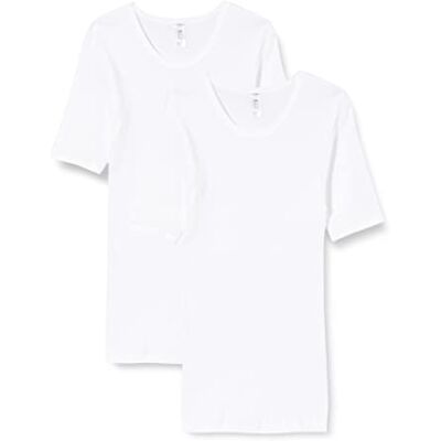 Huber Pánské tílko (balení 2 ks), Zelená (bílá 0500), XL Huber Pánské tílko (balení 2 ks), Zelená (bílá 0500), XL