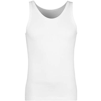Huber Pánské tílko (balení 2 ks), bílá (BÍLÁ 0500), XL Huber Pánské tílko (balení 2 ks), bílá (BÍLÁ 0500), XL