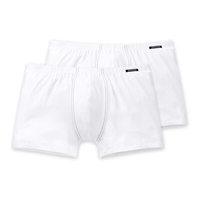 Schiesser Pánské 2 balení boxerek s měkkým pasem Essentials, Bílá_205222, L Schiesser Pánské 2 balení boxerek s měkkým pasem Essentials, Bílá_205222, L