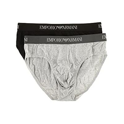 Giorgio Armani Pánské slipy Pure Cotton v balení 2 ks, bílá A, S Giorgio Armani Pánské slipy Pure Cotton v balení 2 ks, bílá A, S