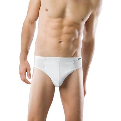 Schiesser Pánské 3 ks slipy s měkkým pasem Essentials, Bílá_205221, XL Schiesser Pánské 3 ks slipy s měkkým pasem Essentials, Bílá_205221, XL