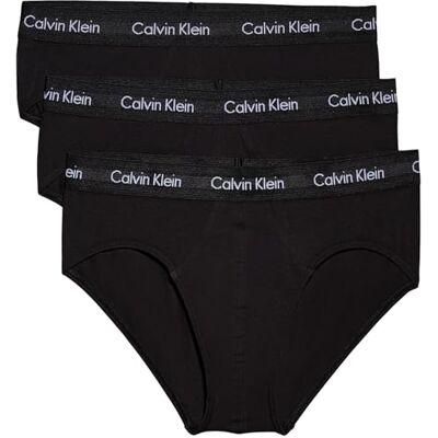 Calvin Pánské 3dílné slipy 3P Hip Dopis se strečem, Black (3 Black Body Wb), L Calvin Pánské 3dílné slipy 3P Hip Dopis se strečem, Black (3 Black Body Wb), L