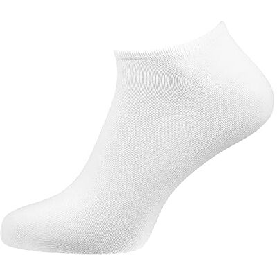 Nur Die Balení 2 ks bavlněných ponožek sneaker prodyšné pánské ponožky do tenisek, bílá Nur Die Balení 2 ks bavlněných ponožek sneaker prodyšné pánské ponožky do tenisek, bílá