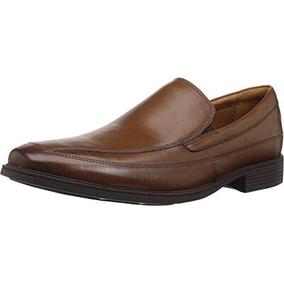 Clarks Tilden zdarma pánské široké kožené pantofle, černá kůže, 49 EU Clarks Tilden zdarma pánské široké kožené pantofle, černá kůže, 49 EU