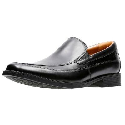 Clarks Tilden zdarma pánské široké kožené pantofle, černá kůže, 49 EU Boty na šaty Clarks Tilden zdarma pánské široké kožené pantofle, černá kůže, 49 EU Boty na šaty