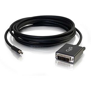 C2G 2m Mini DisplayPort na DVI-D adaptér - Černá C2G 2m Mini DisplayPort na DVI-D adaptér - Černá