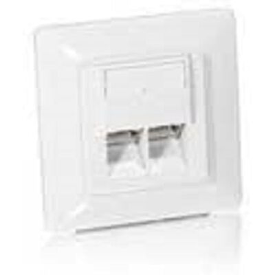 Equip RJ45 zásuvka 2xRJ45 Cat5e na omítku, čistě bílá Equip RJ45 zásuvka 2xRJ45 Cat5e na omítku, čistě bílá