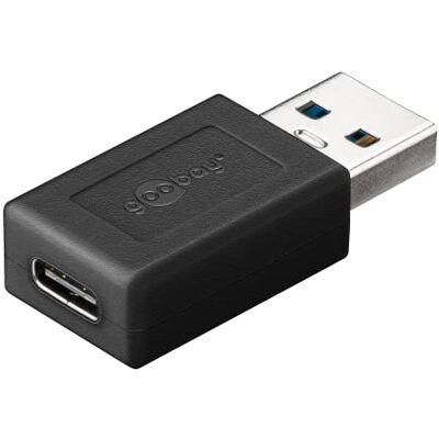 goobay 45400 2 v 1 Superspeed adaptér USB 3. 0 (typ A) na USB-C, změní USB 3. 0 přípojku na USB-C přípojku, černý goobay 45400 2 v 1 Superspeed adaptér USB 3. 0 (typ A) na USB-C, změní USB 3. 0 přípojku na USB-C přípojku, černý