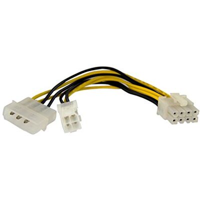 StarTech . com 15 cm 4pin na 8pin EPS síťový adaptér s LP4 Bu/St Napájecí adaptér zdířka/zástrčka StarTech . com 15 cm 4pin na 8pin EPS síťový adaptér s LP4 Bu/St Napájecí adaptér zdířka/zástrčka